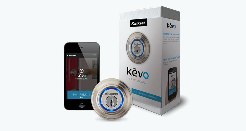 Kevo product with smartphone